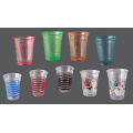 Coupe Super Crystal Pet personnalisée avec impression logo 16oz